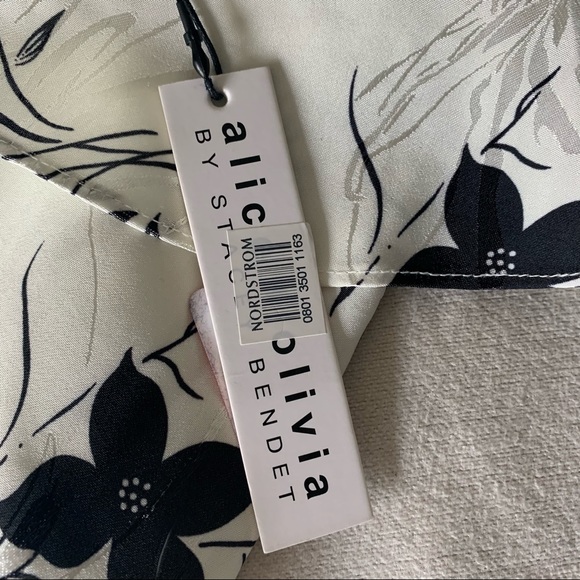 Alice + Olivia Bess Floral Ruffle Slip Dress - Picture 10 of 16